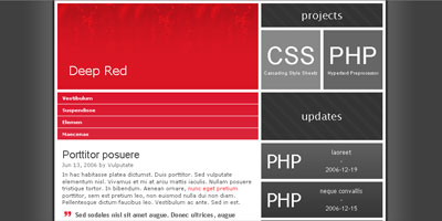 Deep Red WordPress Theme