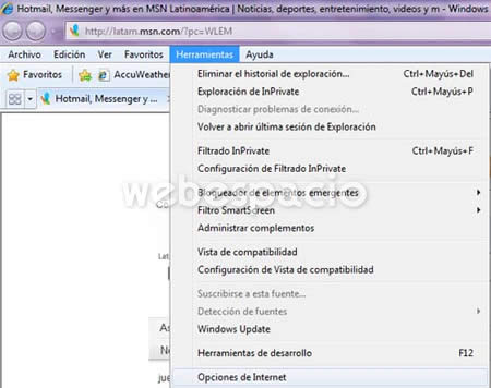 activar javascript internet explorer