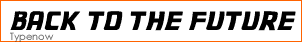 Back To The Future Font