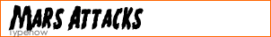 Mars Attacks Font