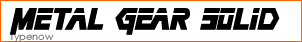 Metal Gear Font