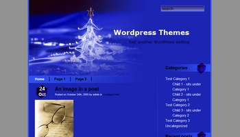 bluexmas 40+ Themes WordPress con Motivos Navideños