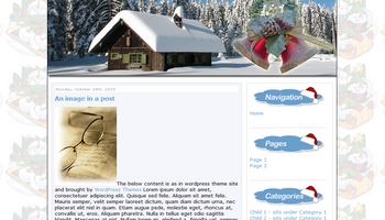 christmas10 40+ Themes WordPress con Motivos Navideños