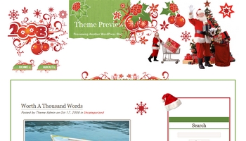 christmas2008 40+ Themes WordPress con Motivos Navideños