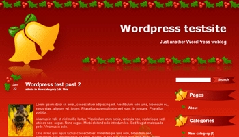 christmasbells 40+ Themes WordPress con Motivos Navideños