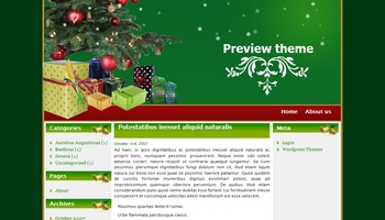 christmasgift 40+ Themes WordPress con Motivos Navideños