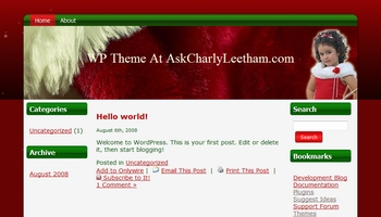 christmasgirl 40+ Themes WordPress con Motivos Navideños