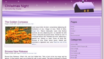 christmasnight 40+ Themes WordPress con Motivos Navideños