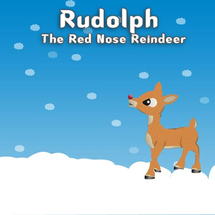 Rudolph the Red Nosed Reindeer Photoshop Tutorial