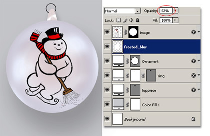 Christmas Tree Ornament Photoshop Tutorial