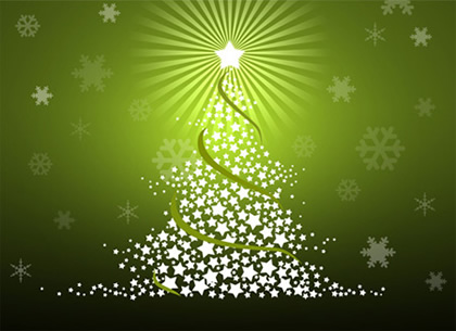 Stylized Christmas Tree Photoshop Tutorial