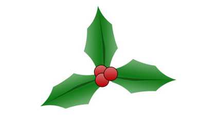 Christmas Holly Photoshop Tutorial