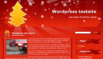 christmastree 40+ Themes WordPress con Motivos Navideños