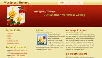 happyholidays 40+ Themes WordPress con Motivos Navideños