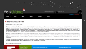 merrychristmas 40+ Themes WordPress con Motivos Navideños