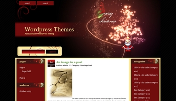 merrychristmas2009 40+ Themes WordPress con Motivos Navideños