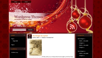 winterred 40+ Themes WordPress con Motivos Navideños