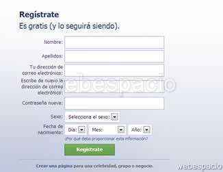 crear facebook