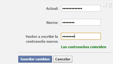 cambiar clave