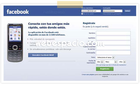 iniciar sesion facebook