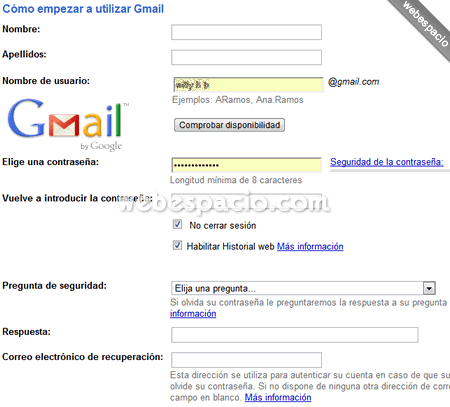 Gmail crear cuenta 6 formas