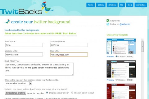 crear cuenta en twitbacks