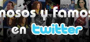 famosos en twitter