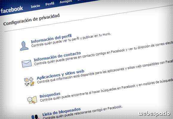 privacidad en facebook