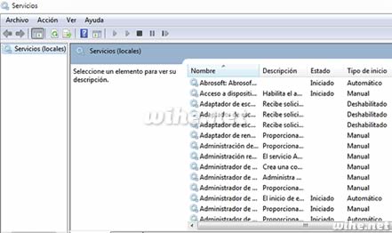 servicios windows 7