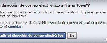 recibir notificaciones por email de aplicaciones facebook