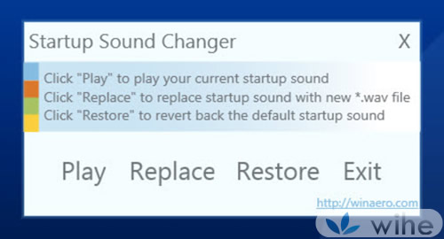 Startup Sound Changer