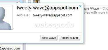 twittear desde google wave