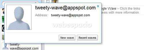 twittear desde google wave