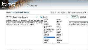 traductor bing