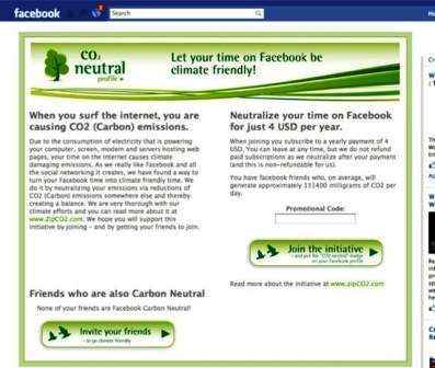 Facebook busca neutralizar las emisiones de Carbono
