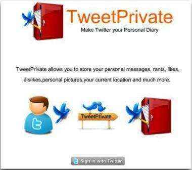 TweetPrivate hace de Twitter tu diario personal