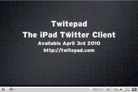 Trae Twitter al iPad