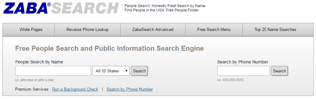 Zaba Search
