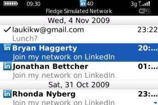 Lanzan LinkedIn para BlackBerry