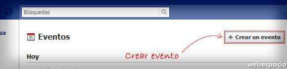 crear evento en facebook