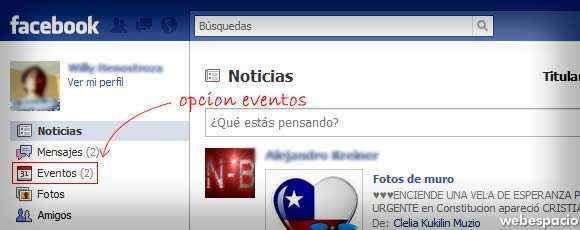 eventos en facebook