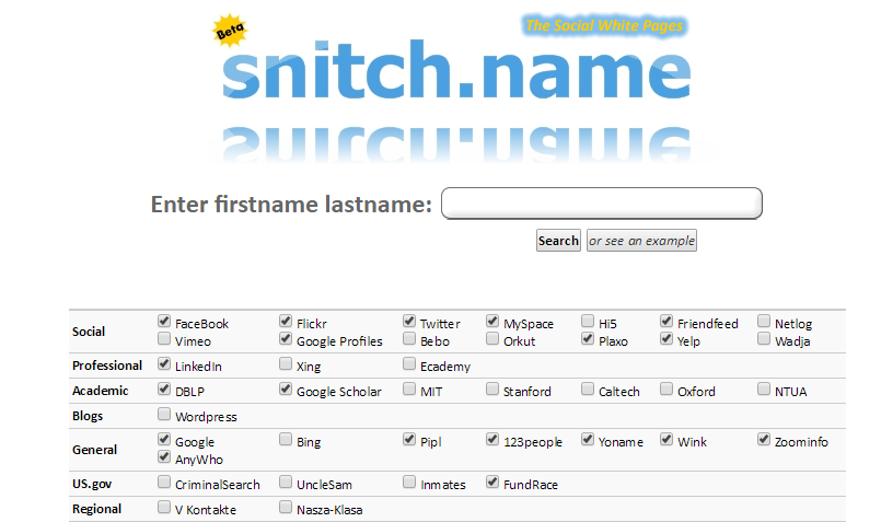 snitch name