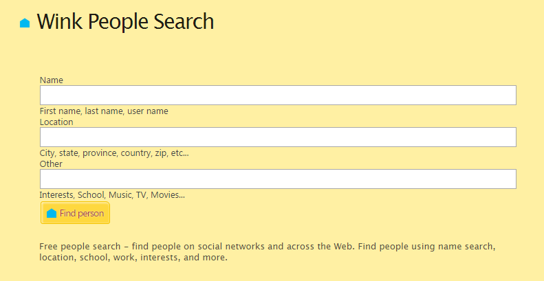 wink people search