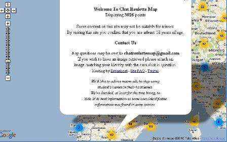 Chatroulette Map