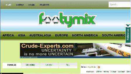 Si eres fanático del fútbol Footymix.com es tu Website