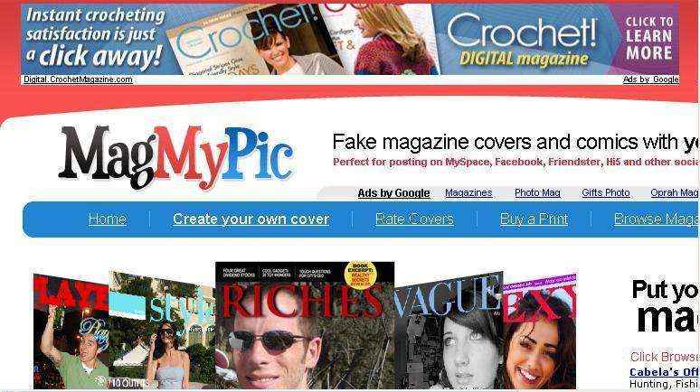 Pon tu cara en la portada de una revista con MagMyPic.com