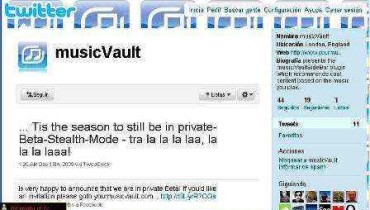Precios de CD’s y críticas de música con twitteos en Musicvault.fm