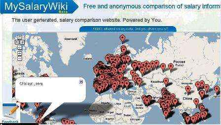 Compara tu sueldo a nivel mundial con MySalaryWiki.com