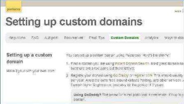 Registra tu dominio personalizado en Posterous