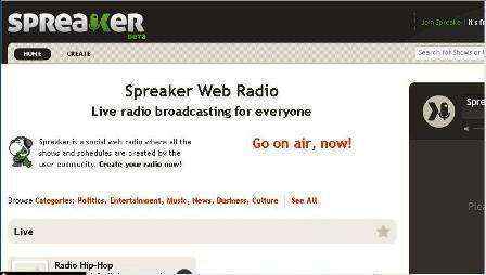 Crea tu propia Radio Internet con Spreaker.com
